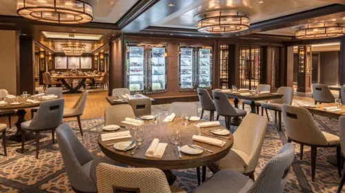 Bistro Western fine dining on Genting Dream